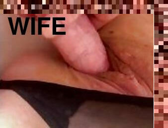 vagina-pussy, isteri, amatir, penis-besar, jenis-pornografi-milf, pasangan, celana-dalam-wanita, cantik-pretty, dicukur, basah