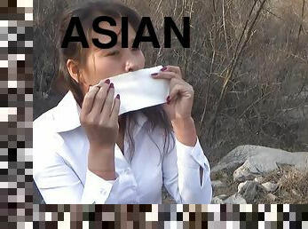 asian, di-luar, orang-jepun, bdsm, fetish, perhambaan, rambut-perang