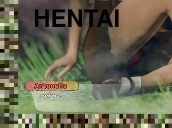 kompilācija, pēdas, anime, hentai