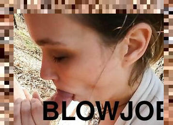 Blowjob Diaries Vol. 12 Penny Pupils gets me off by the river! Her moans are so hot!!