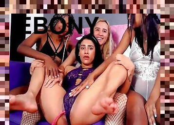 Uk Ebony Girl Has Sex At Party