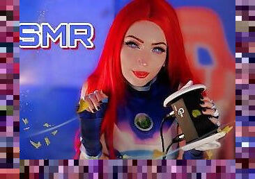 Starfire Teen Titans Ear Kissing Licking Tingles + Mouth Sounds ASMR SFW