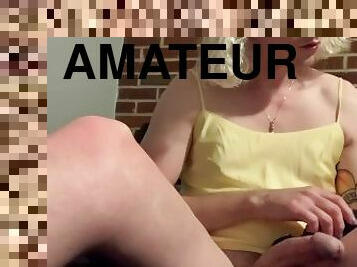 masturbation, amateur, anal, babes, ejaculation-sur-le-corps, jouet, blonde, mignonne, gode, solo