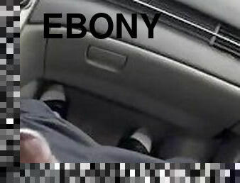 Sexy Ebony eat the D on camera “Mukbang” *carplay*