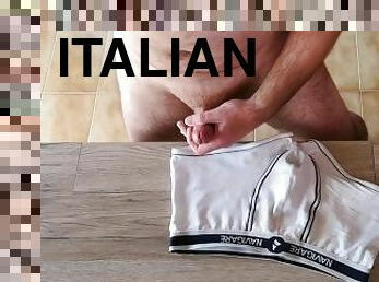 masturbation, ejaculation-sur-le-corps, gay, ejaculation, italien, sperme, fétiche