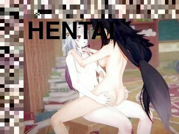 lezzo, meni, animasyon, pornografik-içerikli-anime, 3d