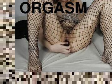 poilue, masturbation, orgasme, chatte-pussy, amateur, anal, babes, ados, jouet, résille