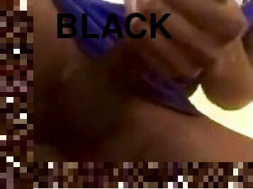 masturbation, amateur, ejaculation-sur-le-corps, ébène, énorme-bite, black, solo, bite