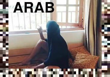 Shameless Smoking Arab Wife
