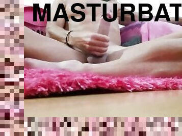 masturbation, juckande, sprut, kuk