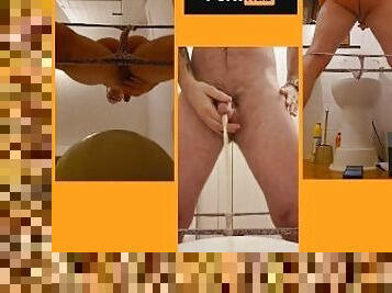 papa, pisser, amateur, gay, culotte, toilette, fétiche, solo, pappounet, tatouage