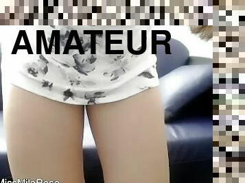 masturbation, pisser, chatte-pussy, amateur, ados, doigtage, sale, point-de-vue, culotte, petite