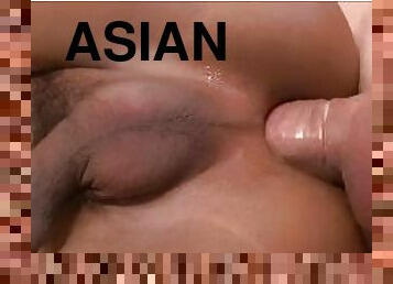 asiatisk, storatuttar, anal, avsugning, cumshot, gigantisk-kuk, sprut, tuttar, hårt