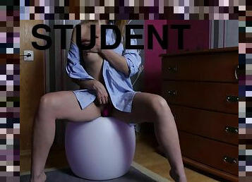 masturbation, orgasme, chatte-pussy, étudiante, amateur, ados, jouet, pieds, blonde, webcam