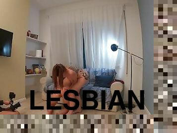 lesbienne, bdsm, italien, bâillonnement, maîtresse, domination, femme-dominatrice, fessée