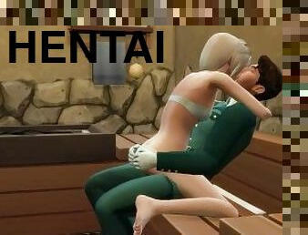 Elsa Fucks The Royal Guard In A Sauna - Frozen Betrayal 4 - 3d Hentai