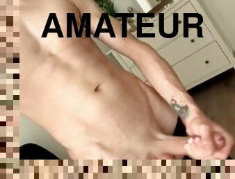 masturbation, amateur, ejaculation-sur-le-corps, énorme-bite, branlette, compilation, secousses, solo, gros-plan, bite