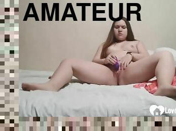 gordo, masturbação, cona-pussy, amador, adolescente, brinquedo, bbw, dedos, excitante, sozinho