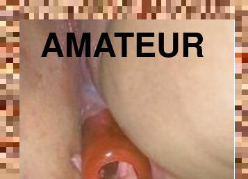 traseiros, teta-grande, masturbação, amador, anal, latina, bbw, dildo, sozinho, realidade