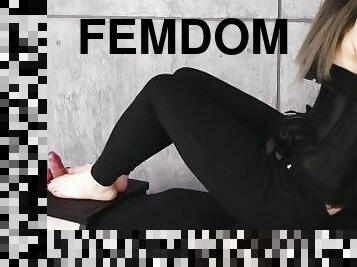 Femdom Footjob with Facesitting by Asian Mistress  Era