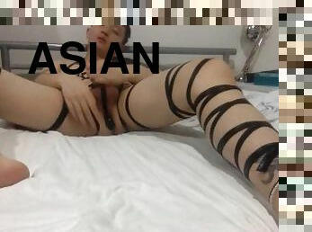 asiatisk, onani, orgasme, anal, udløsning, legetøj, bøsse, massage, bdsm, fødder