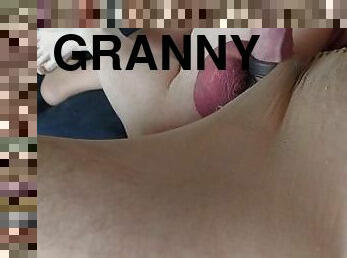 gros-nichons, grand-mère, poilue, masturbation, vieux, collants, amateur, mature, granny, allemand