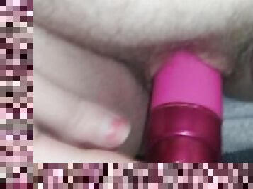 Playing with my clit toy until it died. Had to use a dildo to feel good 6/5/2022