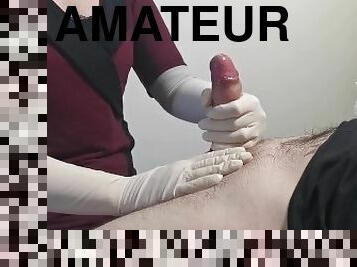 infirmière, amateur, branlette