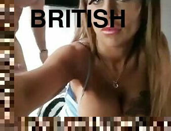 British girl casting - Tina Tolley wants to suck my cock  ( nice BJ &CUMSHOT ON HER BIG FAKE TITS)