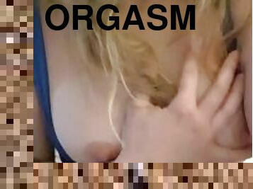 a big orgasm with my fat tits in your face