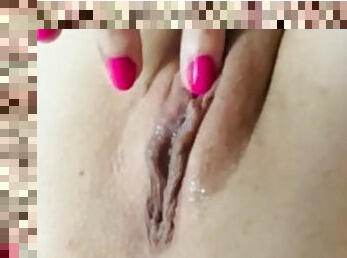 Wet pulsating pussy