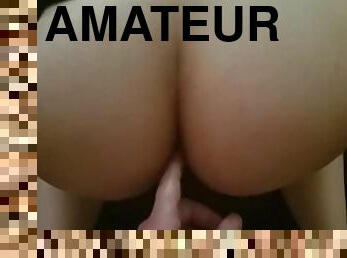 cul, levrette, amateur, anal, couple, point-de-vue, première-fois, ejaculation, bout-a-bout