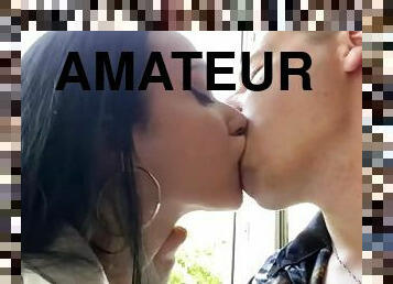 amateur, maison, maman, couple, baisers, sœur