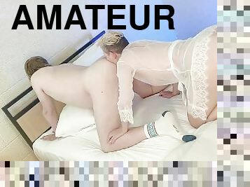 grosse, maigre, amateur, babes, ejaculation-sur-le-corps, milf, maison, couple, belle-femme-ronde, ejaculation