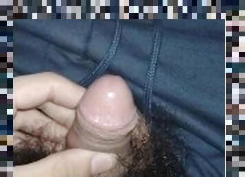 pre cum close up // pigboy dirty hairy penis