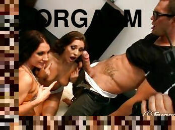 traseiros, teta-grande, orgasmo, cona-pussy, a-três, morena, provocando