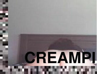 amatör, leksak, creampie, ritt, dildo, ensam, cowgirl, stövlar