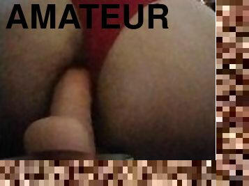 cul, masturbation, amateur, anal, énorme-bite, ados, jouet, hardcore, solo, bite