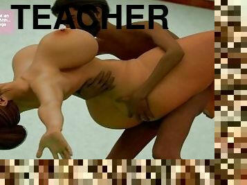 Big Cock Yoga Teacher Fucking Horny Big Ass Student