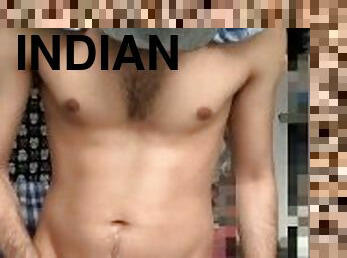 Hot indian guy wank and cum