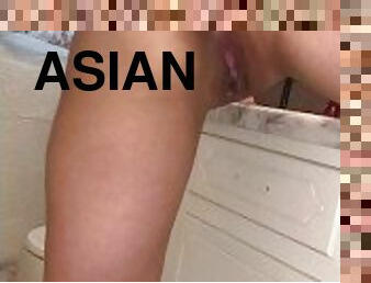 asiatisk, fitta-pussy, amatör, brudar, avsugning, cumshot, gigantisk-kuk, pov, kuk, hårt