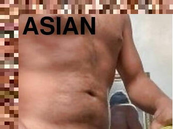 asiatisk, masturbation, amatör, cumshot, gigantisk-kuk, leksak, hardcore, sprut, knullande, söt-sweet