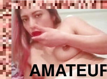 masturbação, cona-pussy, amador, anal, adolescente, dedos, sozinho, molhado