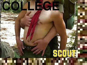 Hot and hung senior scout shows how the big boys like to play