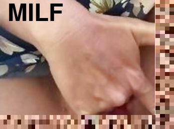 Swedish milf finger my wet dripping pussy