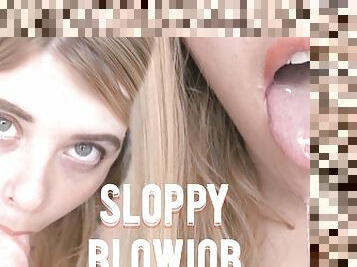 ?SLOPPY BLOWJOB? : can you resist? ???? or are you going to cum on my face ????