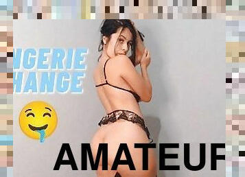 cul, écolière, amateur, ados, célébrité, collège, lingerie, bout-a-bout, fétiche, brunette