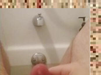 baignade, poilue, énorme, masturbation, amateur, ejaculation-sur-le-corps, gay, branlette, joufflue, secousses