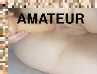 masturbation, orgasme, amateur, anal, jouet, blonde, gode, solo