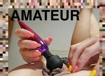 clitoris, masturbare-masturbation, orgasm, pasarica, amatori, bunaciuni, jucarie, facut-acasa, britanic, solo